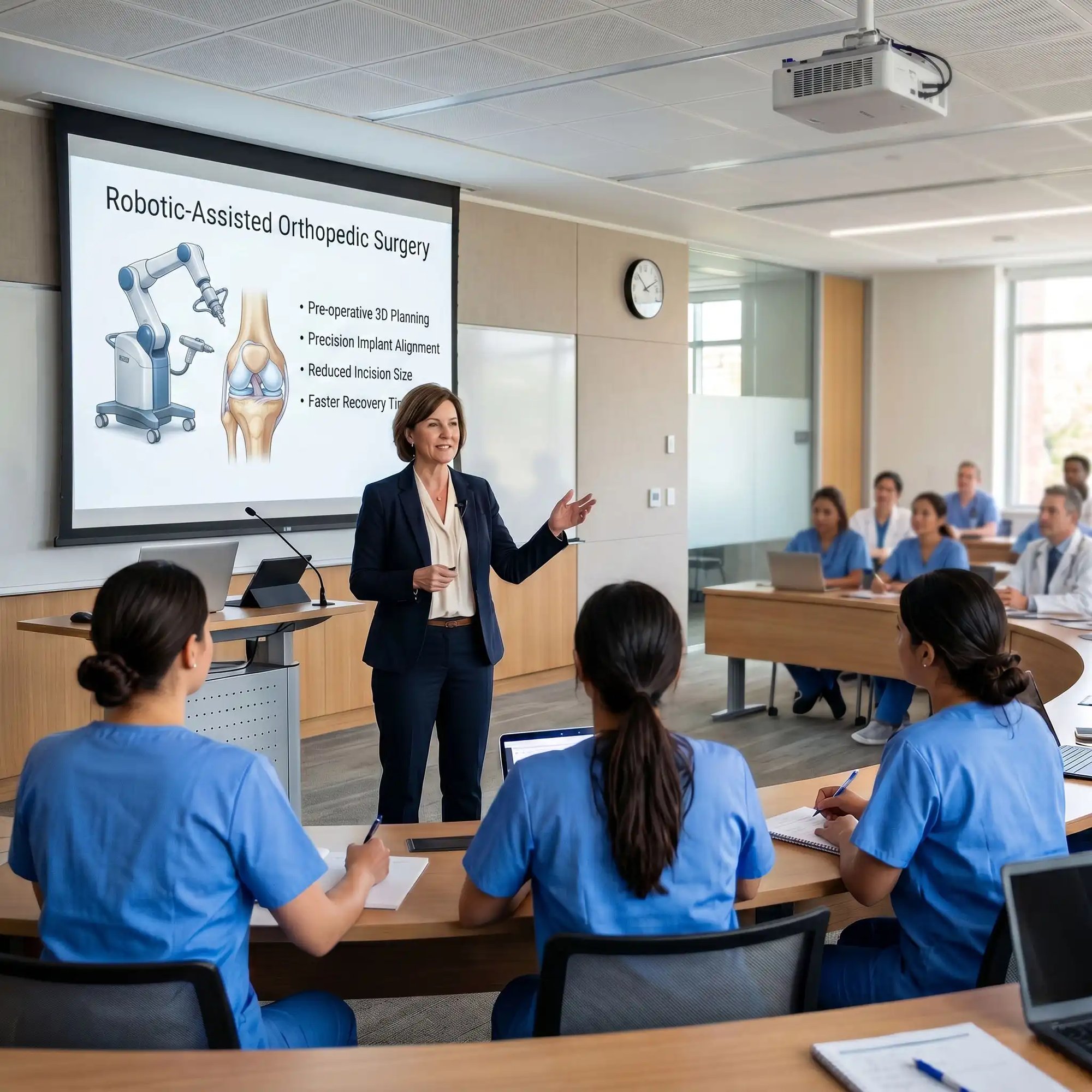 Nurses attending Orth Lecture