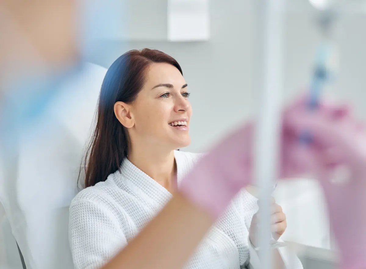 woman in hospital