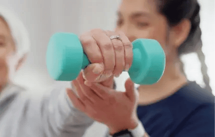 lifting weights